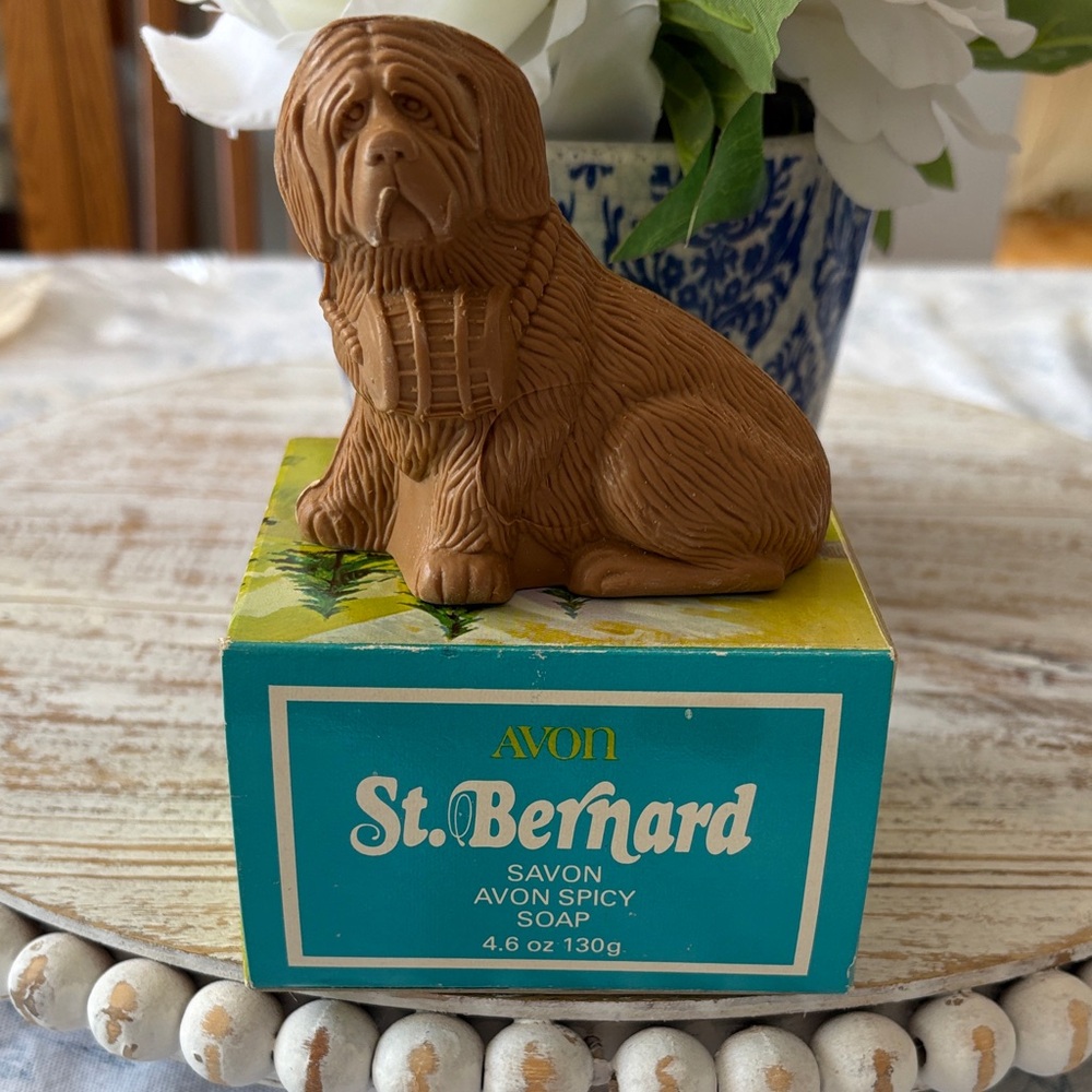 Vintage Avon Spicy St. Bernard Soap
